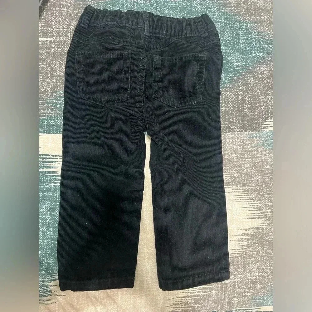 Carter’s Black Corduroy Pants (Size 24 Months)